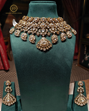Polki Kundan necklace with tikka Hjpa47151988