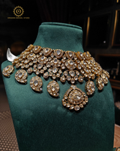 Polki Kundan necklace with tikka Hjpa47151988