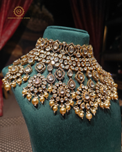 Polki Kundan necklace with tikka Np40151050