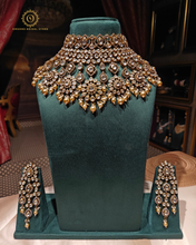 Polki Kundan necklace with tikka Np40151050