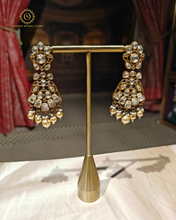 Polki Kundan necklace with tikka Np4045950