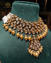 Polki Kundan necklace with tikka Np4045950