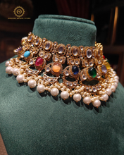 Polki Kundan necklace with tikka Sjwt4048150