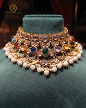 Polki Kundan necklace with tikka Sjwt4048150