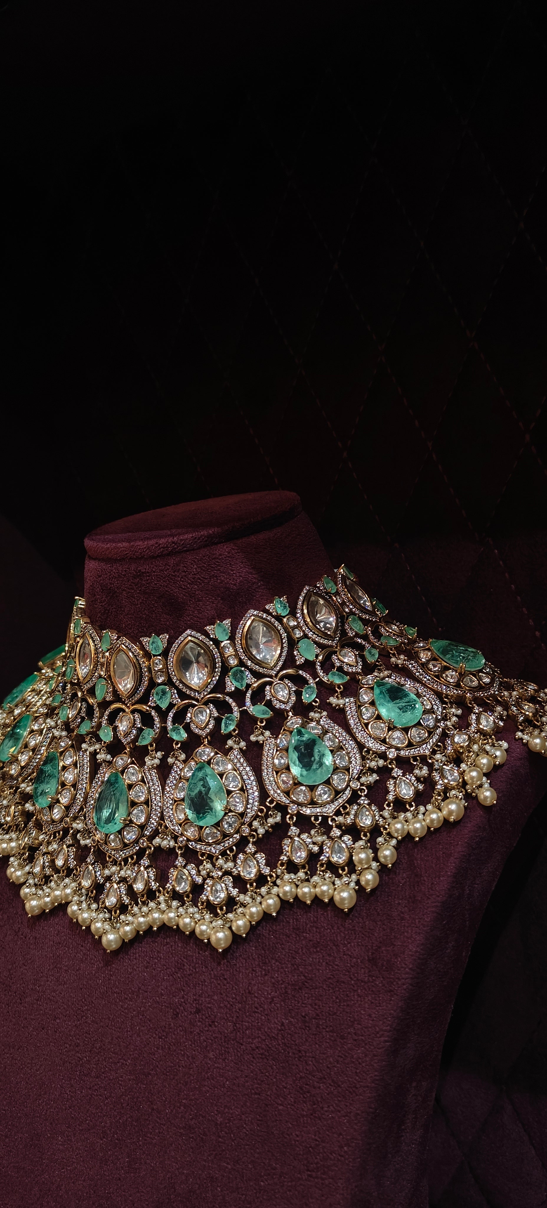 Uncut Kundan Bridal Set