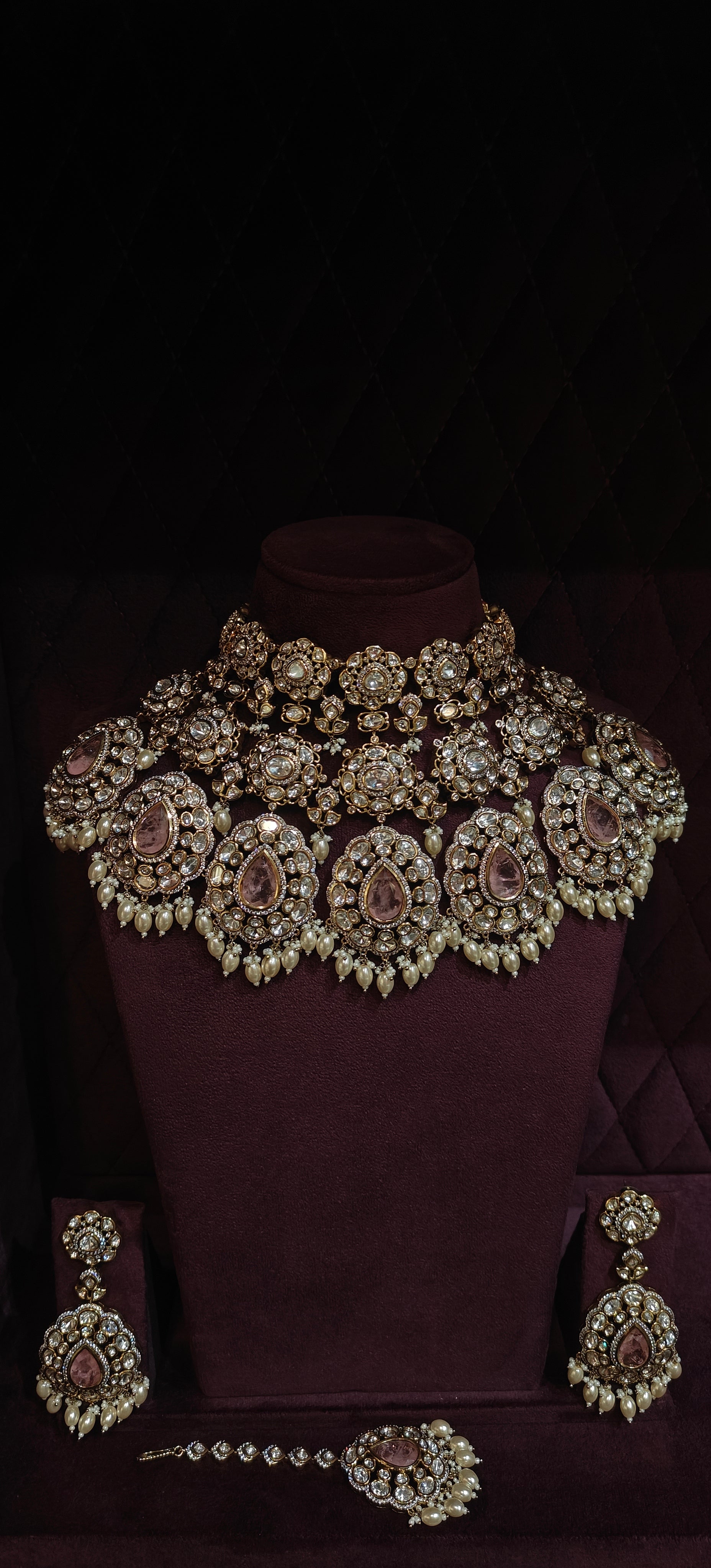Uncut Kundan Bridal Set