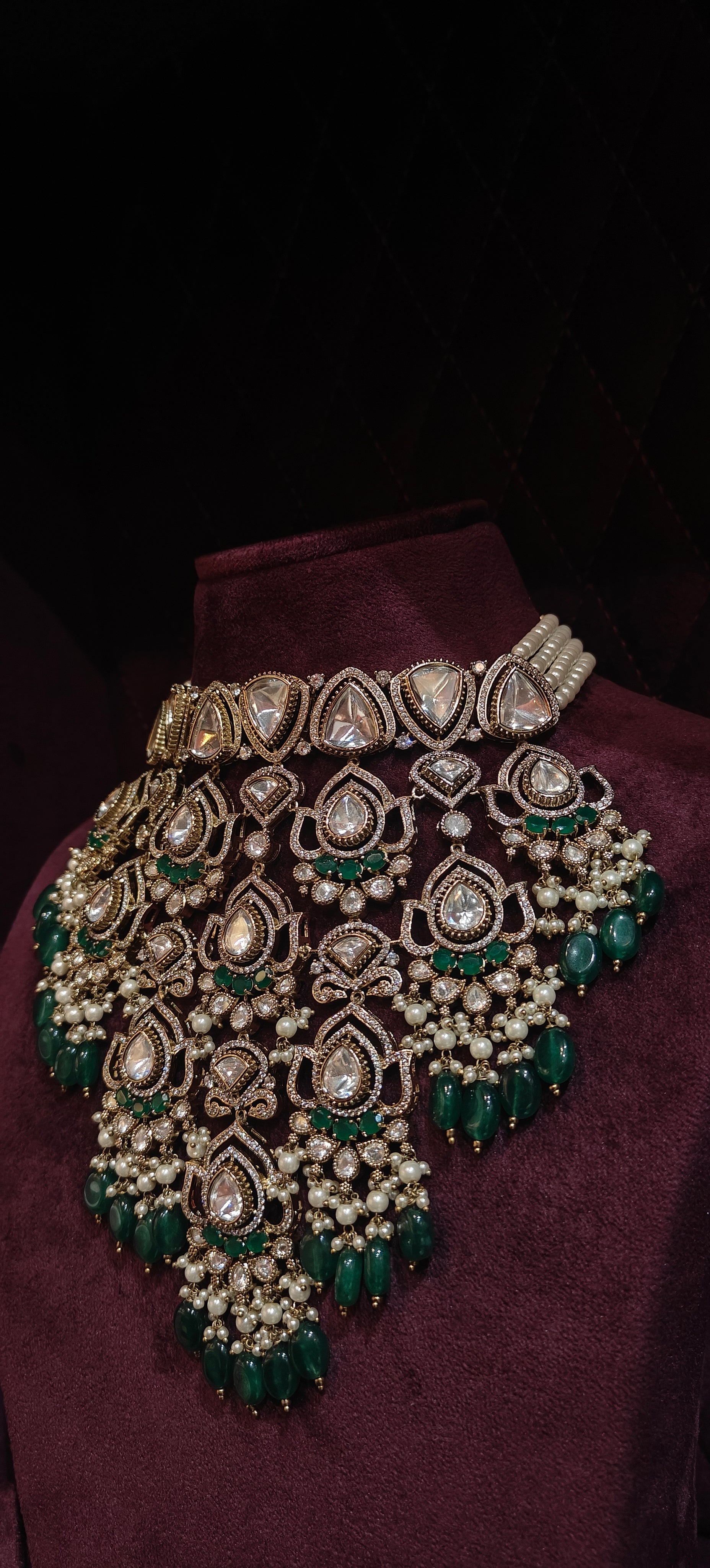 Uncut Kundan Bridal Set