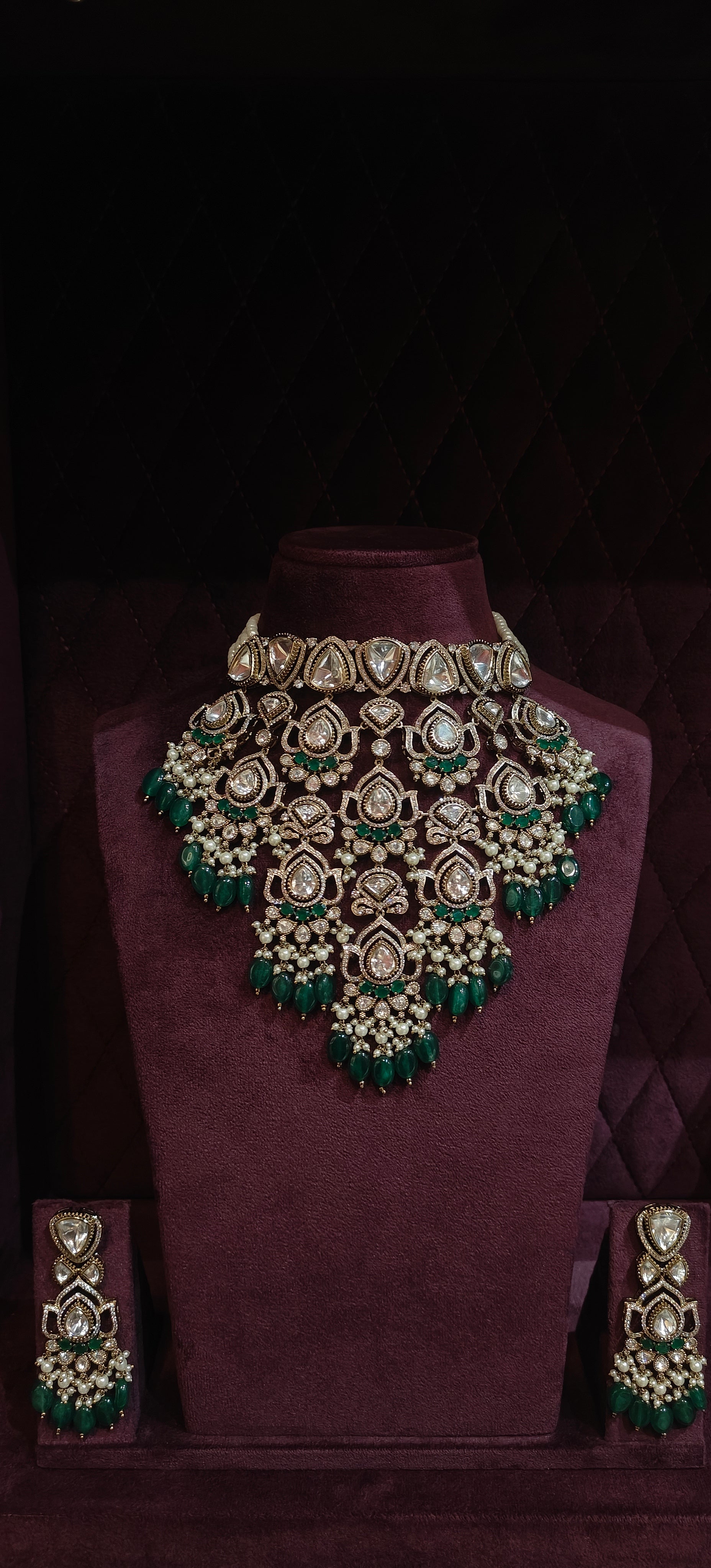 Uncut Kundan Bridal Set