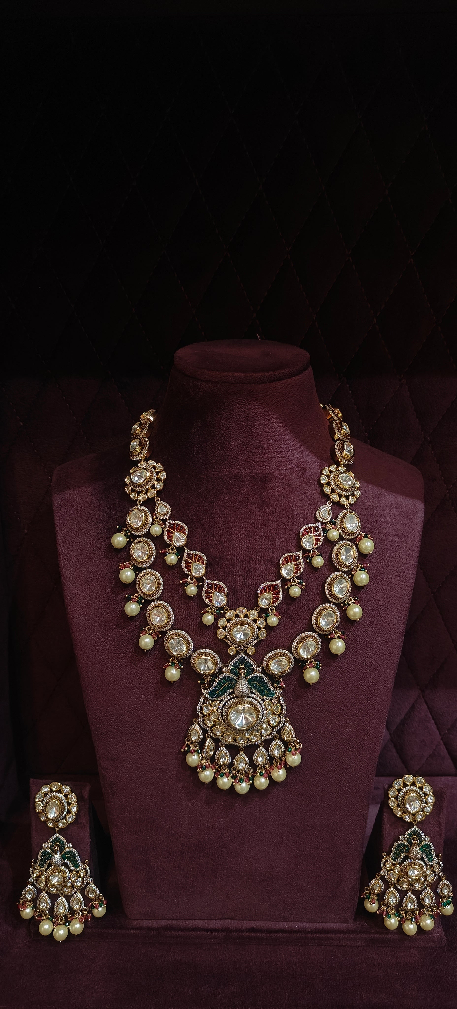 Uncut Kundan Bridal Set