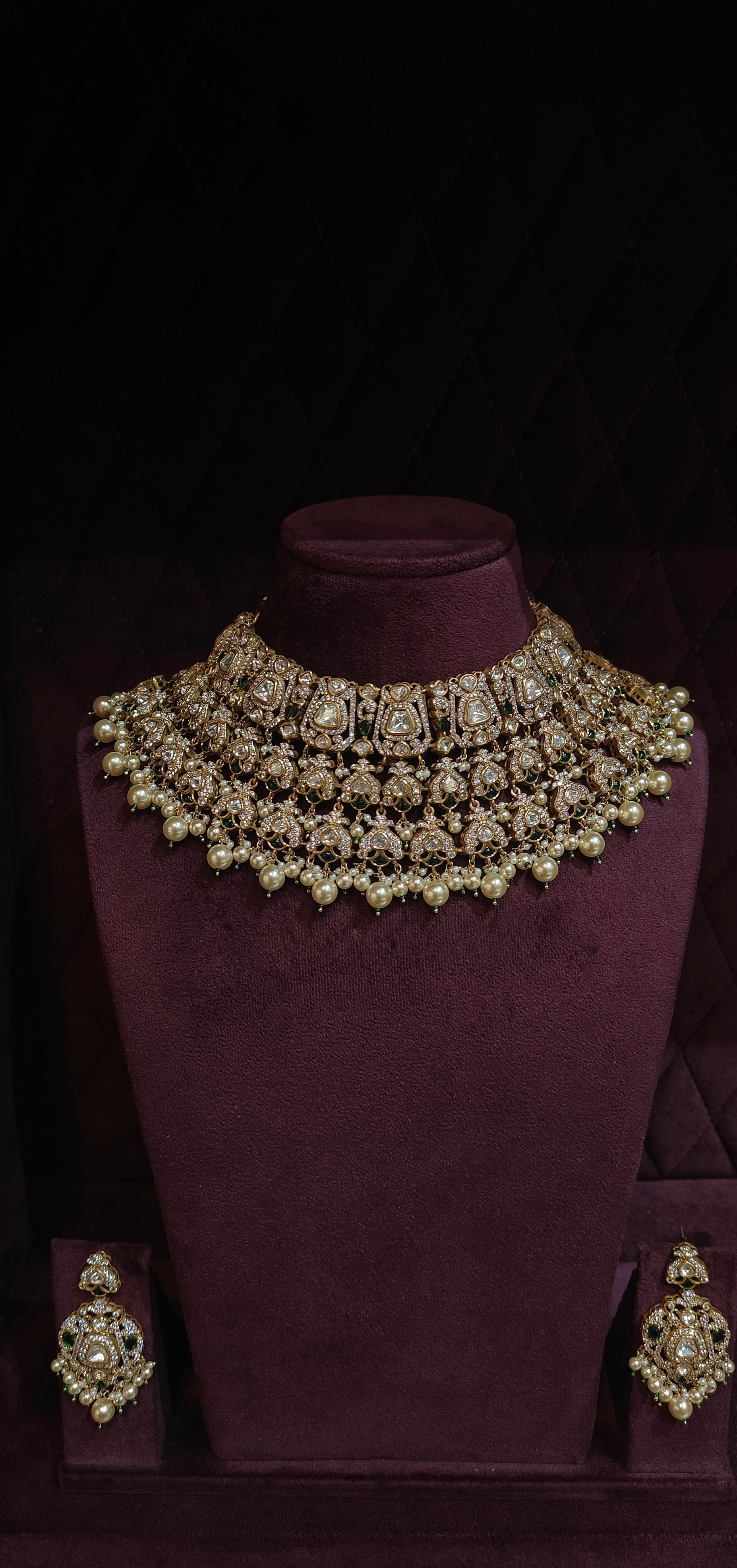 Uncut Kundan Bridal Set