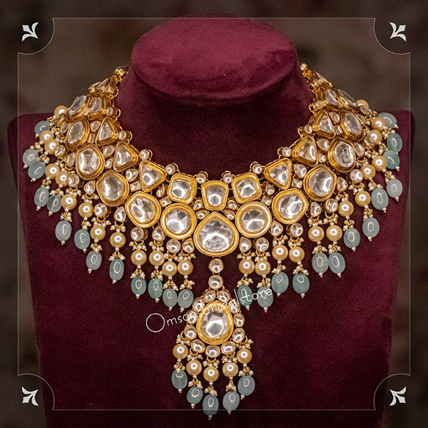 Kundan Necklace with Earing Set